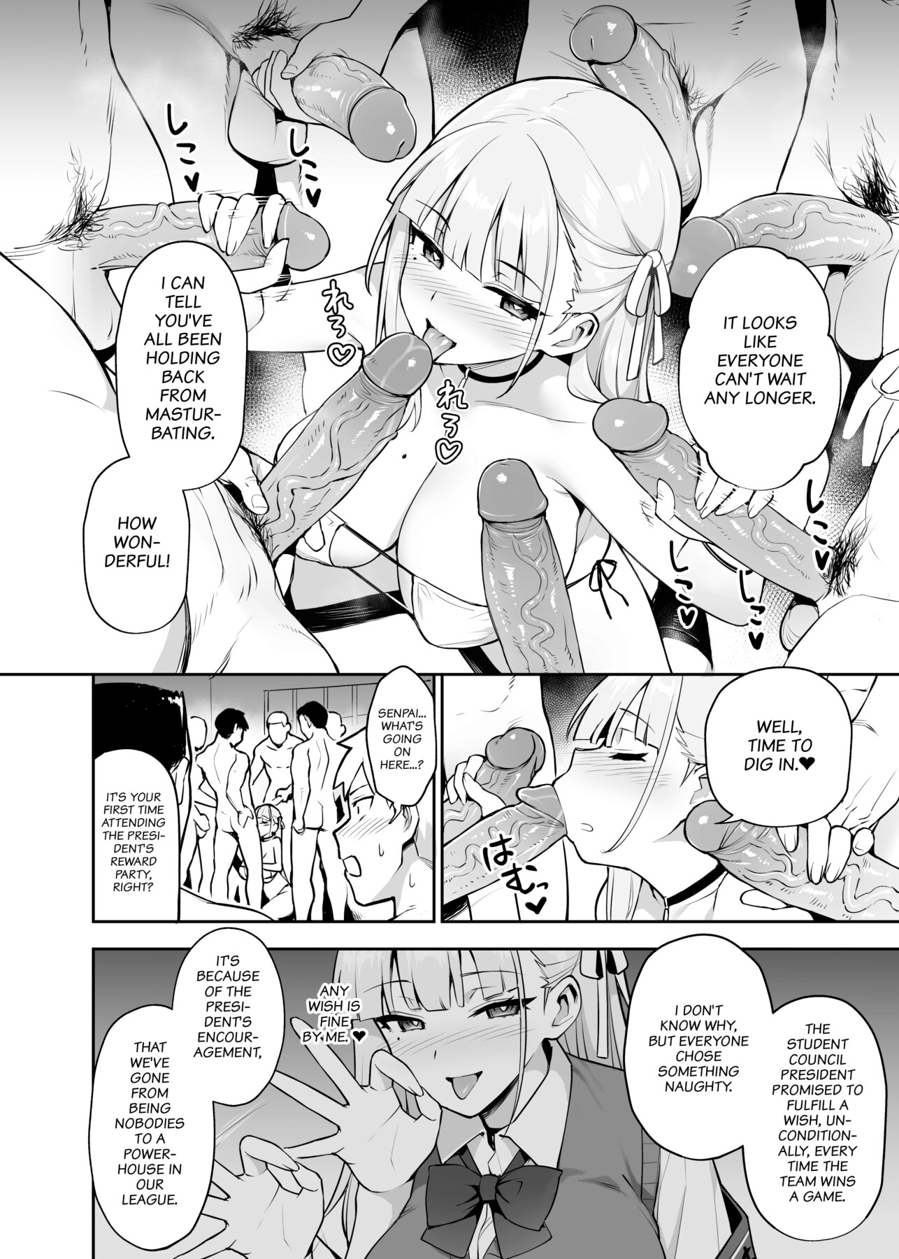 Hentai Manga Comic-About the Beloved Student President's Huge Tits-Read-17